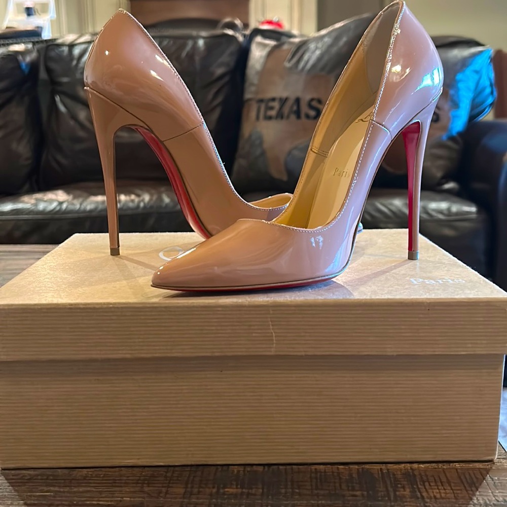 Christian Louboutin’s nude heels
